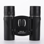 100x22 Mini HD Binoculars Folding Compact BAK4 Telescope High Powered Night Vision Binoculars