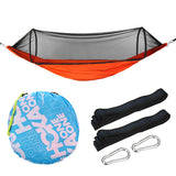 1-2 People Camping Hammock Bed Anti-Mosquito Net Hanging Swinging Folding Travel Beach