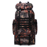 100L Large Capacity Tactical Backpack Camping Climbing Hunting Waterproof Rucksack