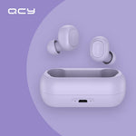 QCY T1C TWS bluetooth Earphones Wireless Earbuds New Edition HiFi AAC Stereo Calls Low Latency Gaming Headset Mini Headphones