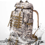 100L Large Capacity Tactical Backpack Camping Climbing Hunting Waterproof Rucksack