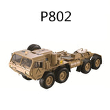 HG P801 P802 1/12 2.4G 8X8 M983 739mm RC Car US Army Military Truck Without Battery Charger