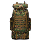 100L Large Capacity Tactical Backpack Camping Climbing Hunting Waterproof Rucksack