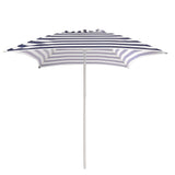 2m Square Beach Umbrella Adjustable Steel Pole Outdoor Garden Patio Parasol Sunshade