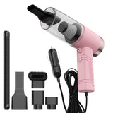 120W 3 In 1  Car Vacuum Cleaner 4500Pa Powerful Suction Wet Dry Dual Use Low Noise LED Lighting Double Layer Filter for Home Car