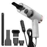 120W 3 In 1  Car Vacuum Cleaner 4500Pa Powerful Suction Wet Dry Dual Use Low Noise LED Lighting Double Layer Filter for Home Car