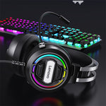 Lenovo H401 Gaming Headset Over-ear 3.5mm USB 7.1 Surround Sound Deep Bass Stereo Game Headphones with Mic for PC Laptop Gamer