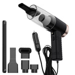 120W 3 In 1  Car Vacuum Cleaner 4500Pa Powerful Suction Wet Dry Dual Use Low Noise LED Lighting Double Layer Filter for Home Car